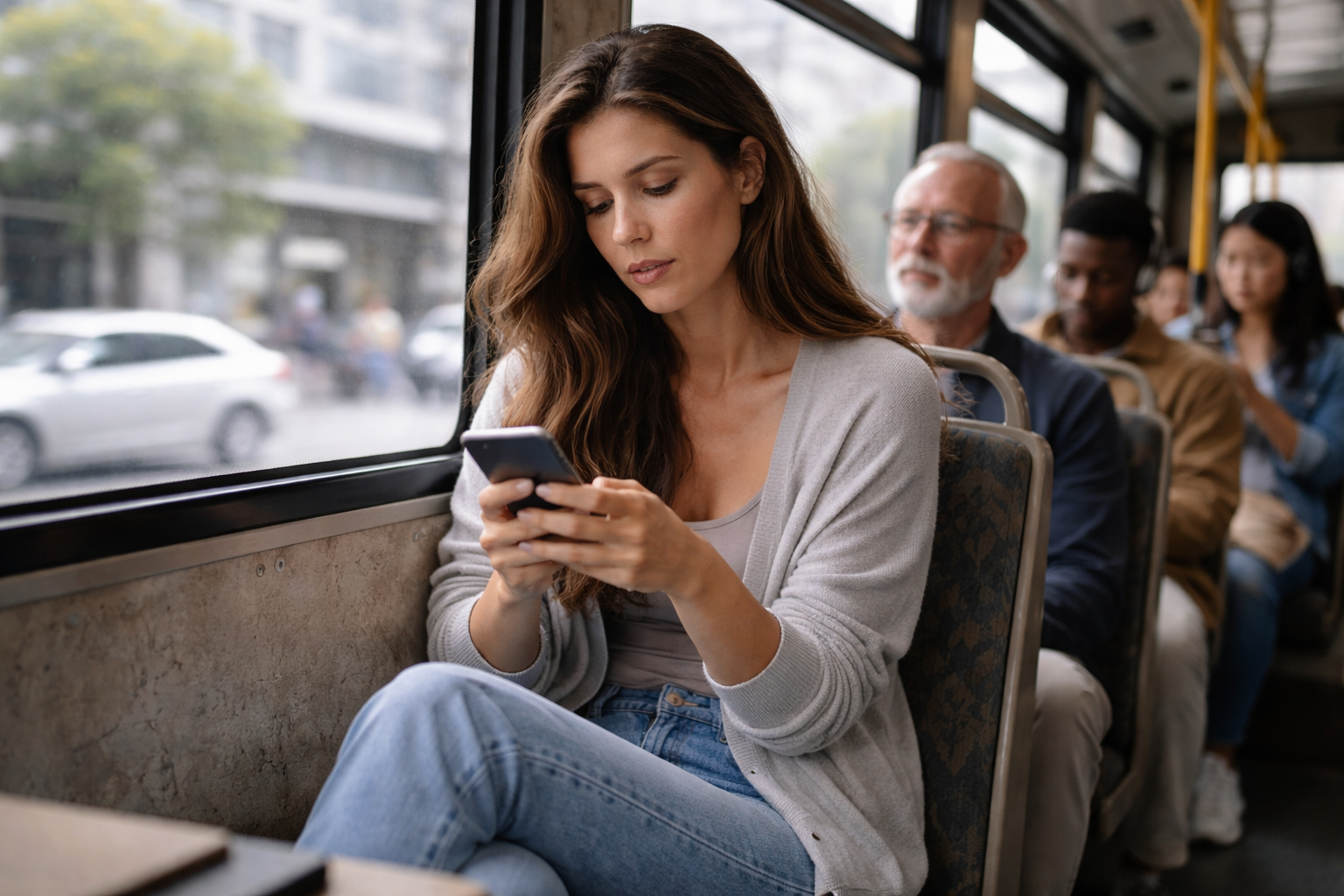 signs of anxious attachment in dating woman checking phone on bus overthinking 2026